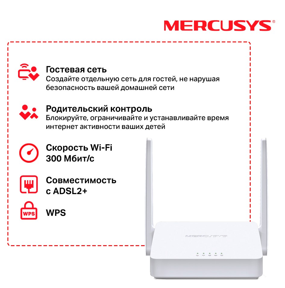 Wi fi роутер mercusys mw302r настройка